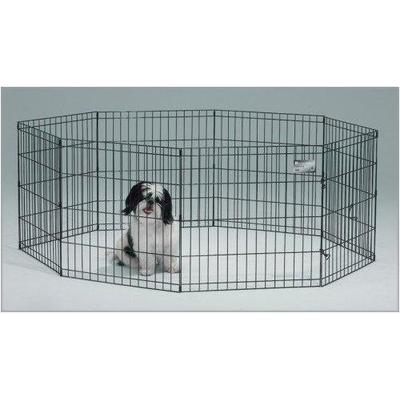 MidWest Black E-Coat 24 2 in. Dog Pet Exercise Pens