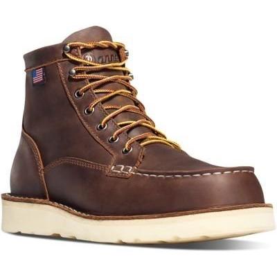 Danner Men's Bull Run Moc Toe 6", Brown 11 D - Medium