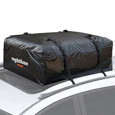 Rightline Gear Ace Jr Top Carrier, 9 cu ft Sized for Compact Cars, Weatherproof, Attaches With or Wi
