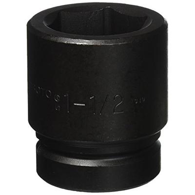 Stanley Proto J10024 6 Point 1" Drive Impact Socket, 1-1/2"