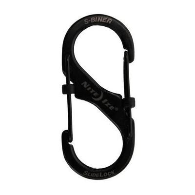 Nite Ize LSB201R3 Locking Carabiner, 2 In., Steel, Black