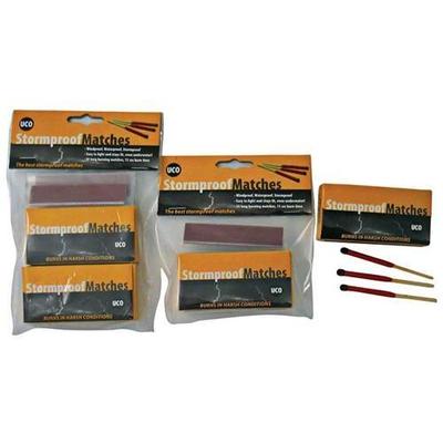 UCO Stormproof Matches, Waterproof and Windproof with 15 Second Burn Time - 50 Matches