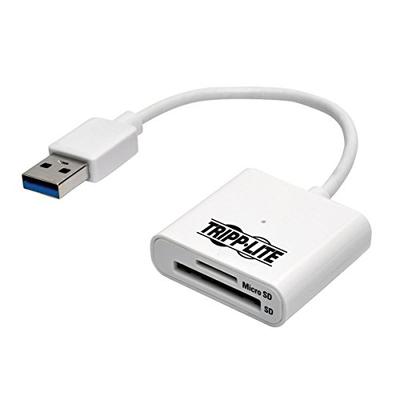Tripp Lite USB 3.0 SuperSpeed SD/Micro SD Memory Card Media Reader w/Built in Cable 6-in. (U352-06N-