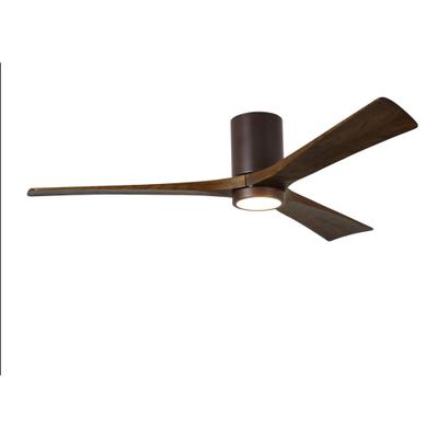 Matthews Fan Company Irene 60 Inch Flush Mount Fan with Light Kit - IR3HLK-TB-WA-60