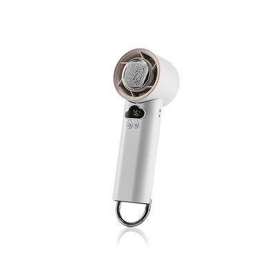 K52 Handheld Cooling Fan with Ice Porcelain Refrigeration, 13000rpm Motor, 100-Speed Stepless Control, Foldable Design, LED Display, and Type-C Charging – Portable Mini Fan for Summer Travel Office